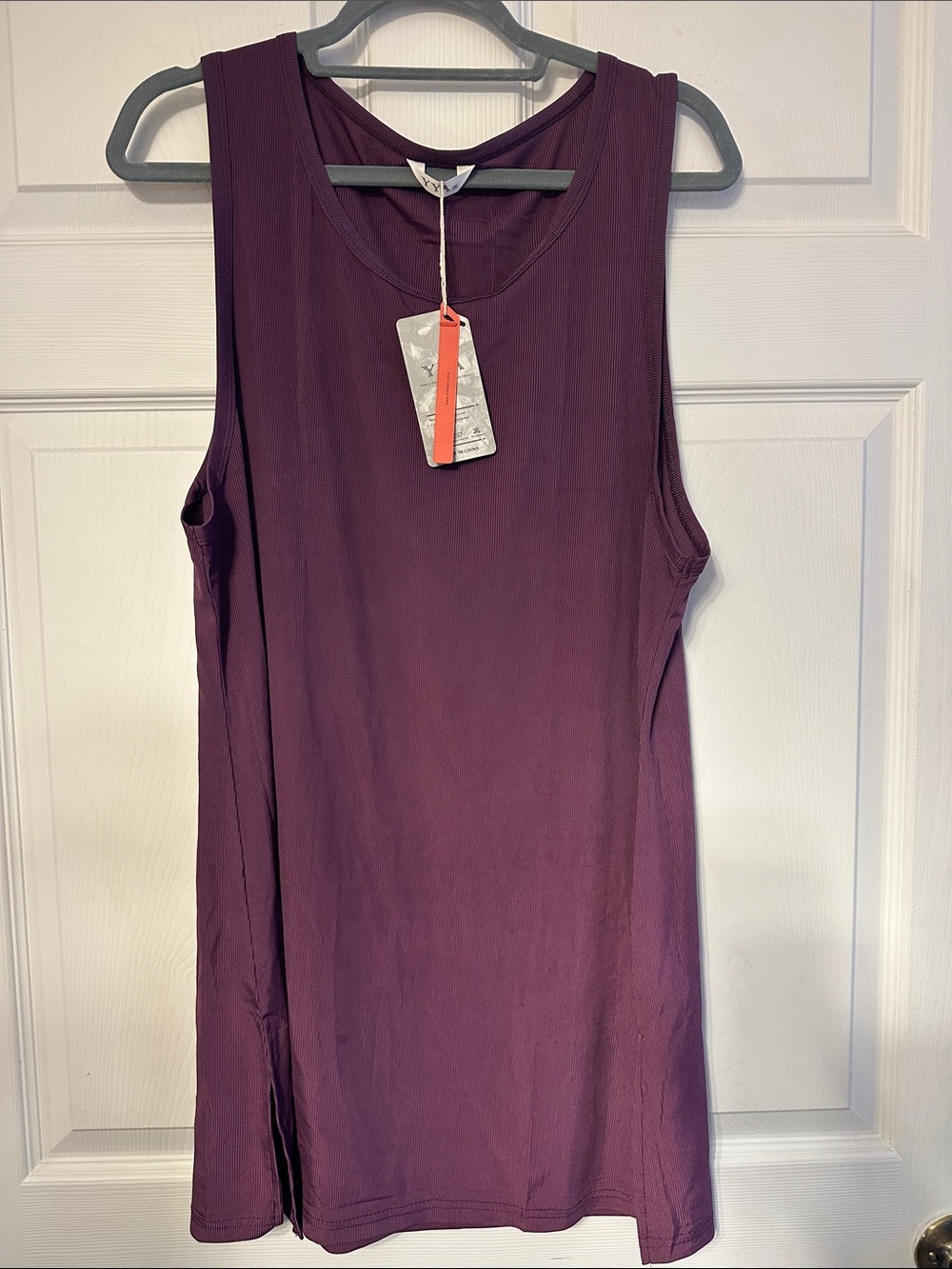 Deep Plum Sleeveless Tank Dress